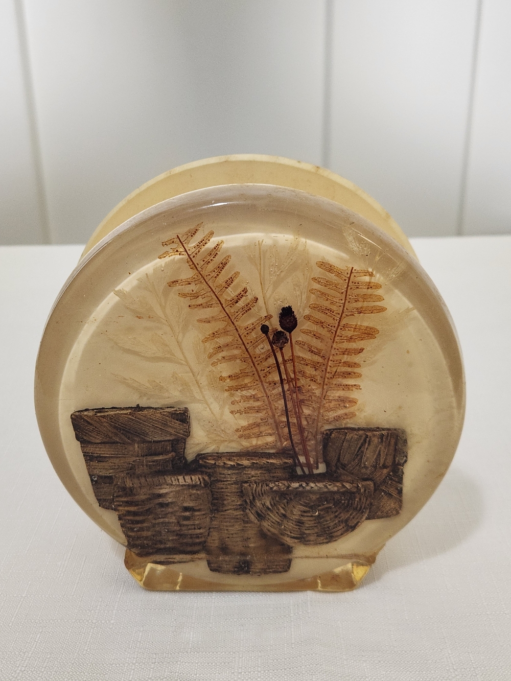 Vintage Colorflo Resin Napkin Holder